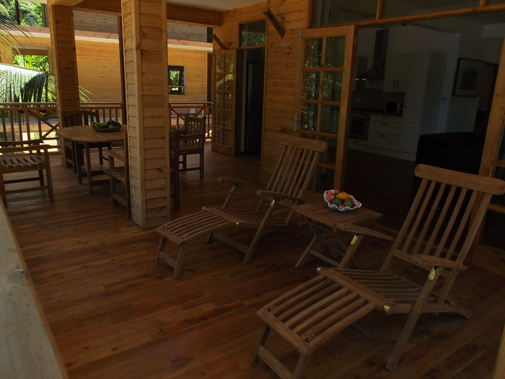 The terrace