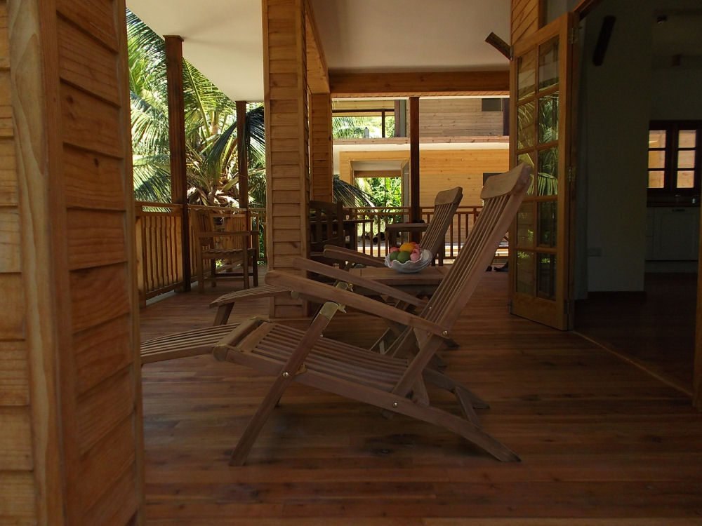 The terrace