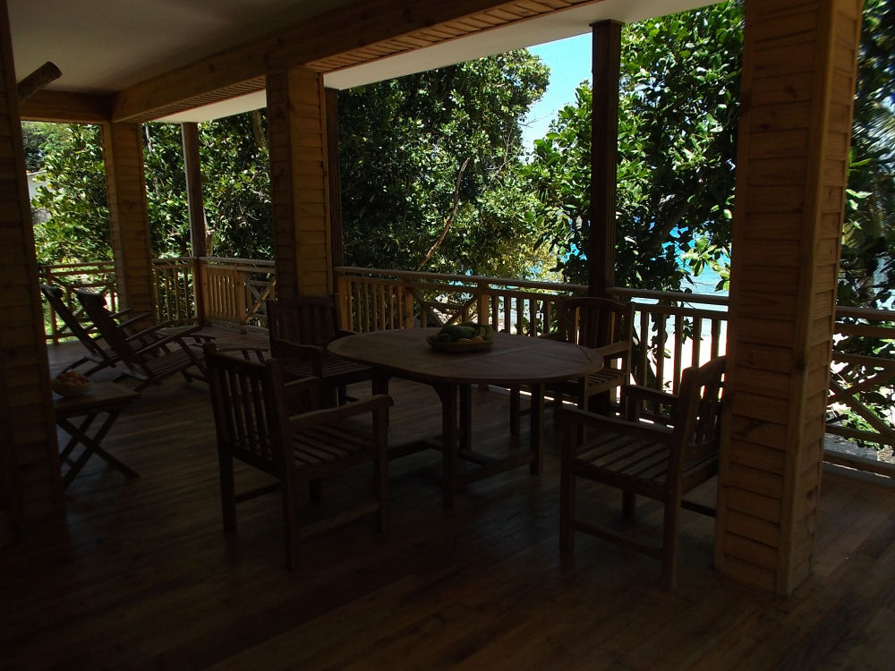 The terrace