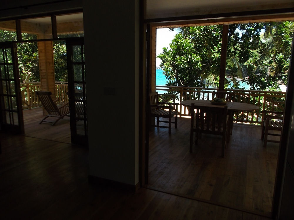 The terrace