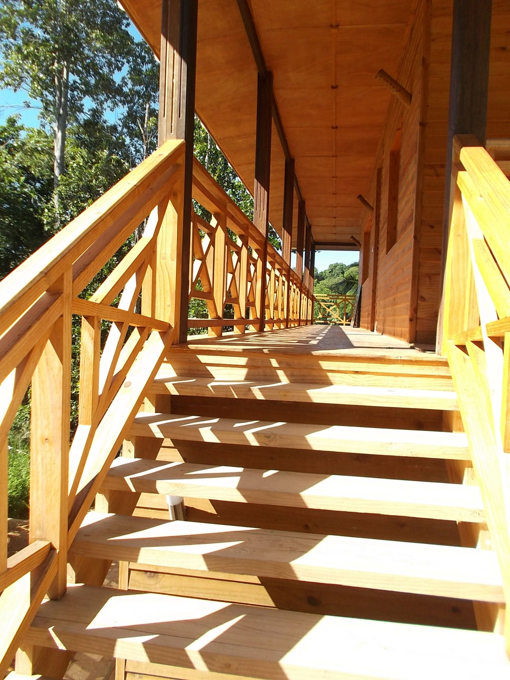 The stairway