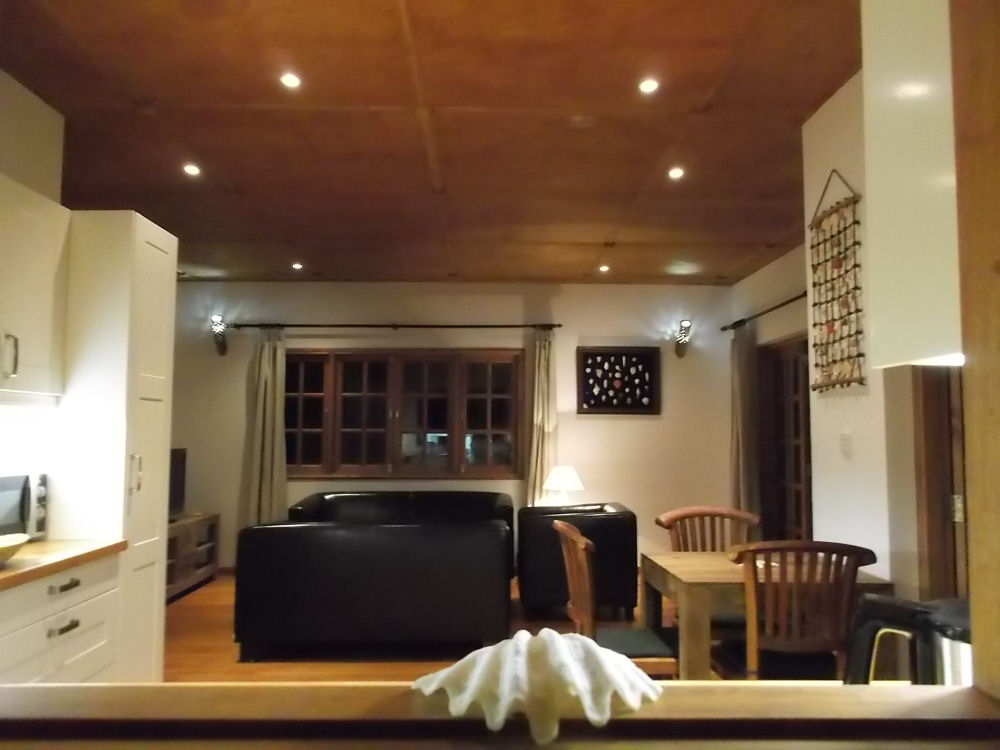 The kitchen view